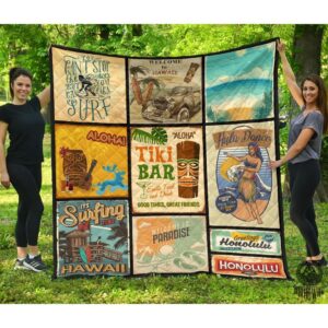 Hawaii Culture Vintage Premium Quilt  Ah J2  Quilt